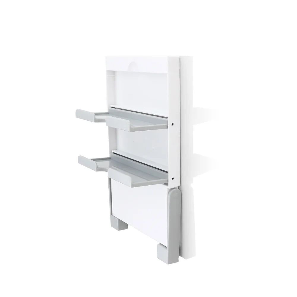 Magnetic Rack Double-Tiered ABS Plastic Storage Holder Kitchen Accessories Toilet Paper Design Organizer Tool