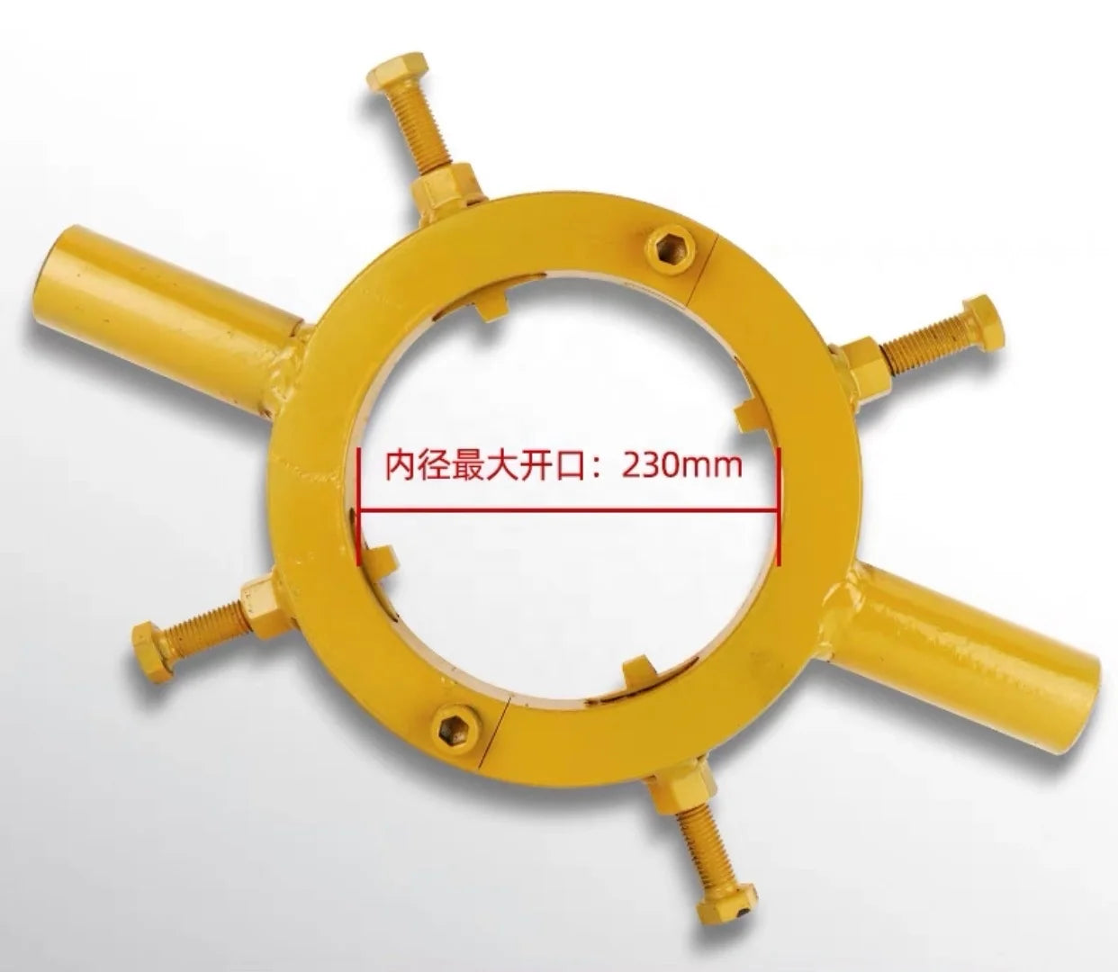 Hand Tools Cylinder Gland Removal Tool Repair Tools Four Claws Wrench Hydraulic Cylinder Gland Wrench with 230mm Sizes