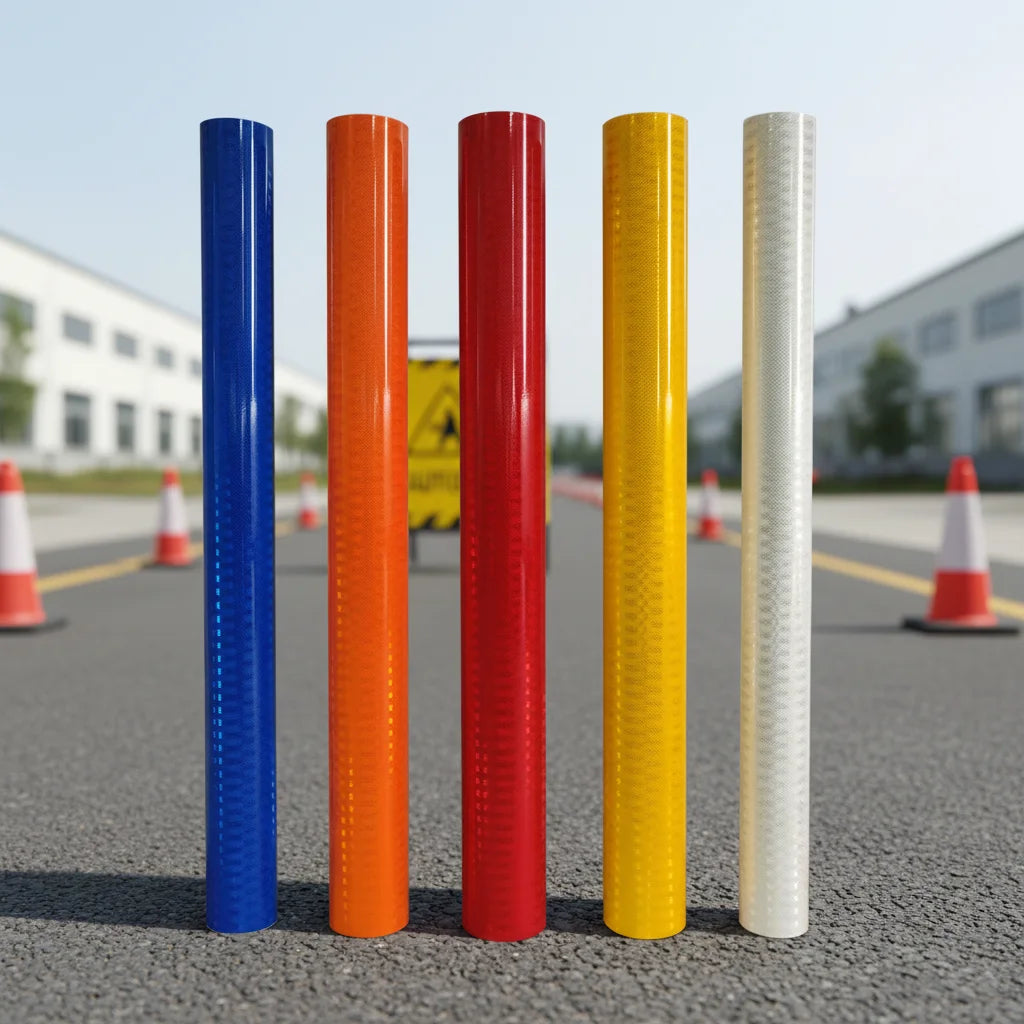 Acrylic Reflective Film Reflective Sticker Material Road Traffic Signs EGP Self Adhesive PET Reflective Sheeting
