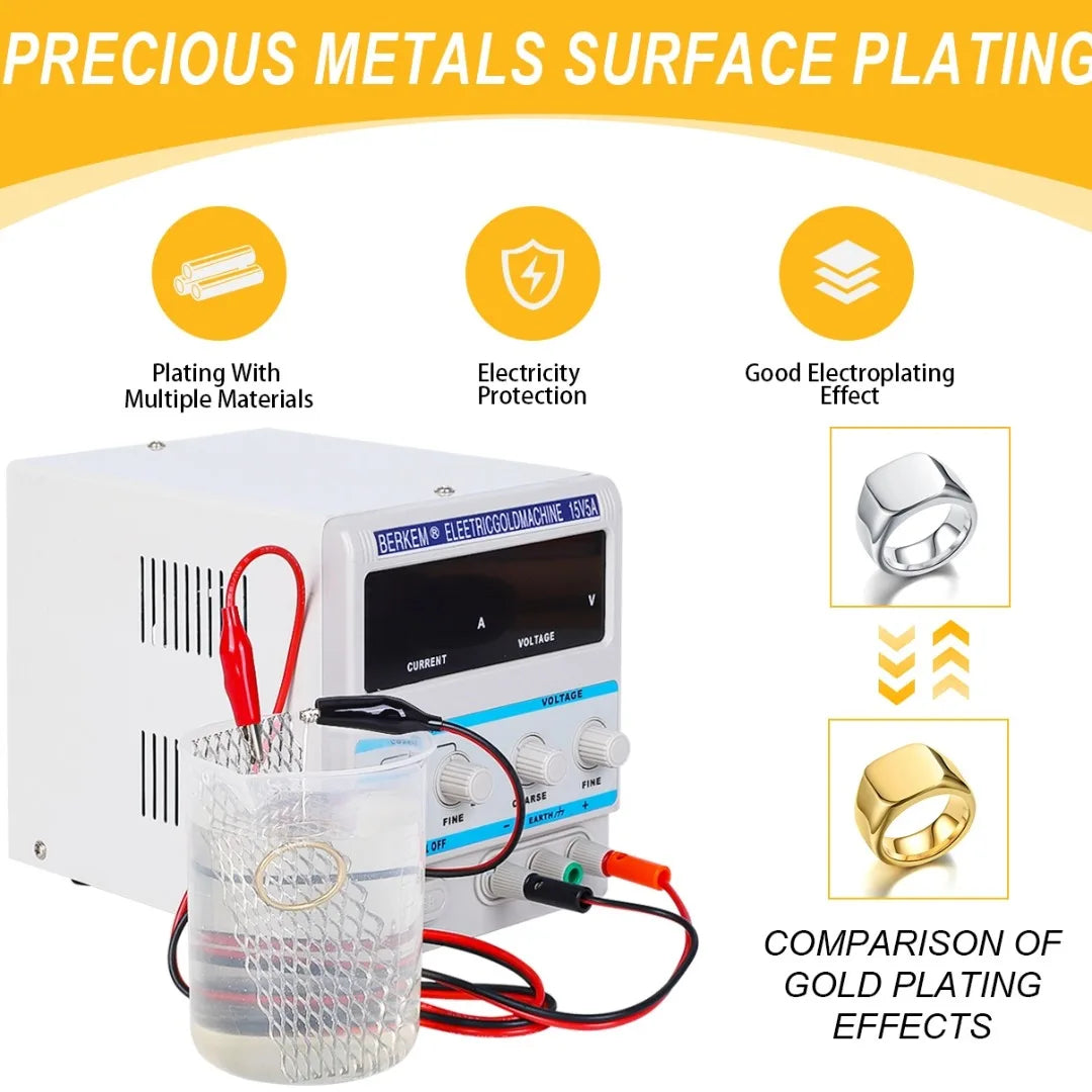 Good Quality Jewellery Plating Tools 15V5A Gold Plating Machine Pen-type Electroplate Gold Gilding Brush Plating Machine