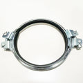120mm Galvanized Clip Duct Clamp 2 mm Thick Heavy Duty Airtight Tube Clamp Quick Connect Pipe Clamp