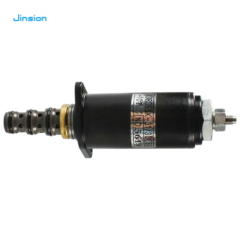 JINSION Excavator Spare Parts SG230-6E Travel Straight Solenoid Valve YB35V00005F1 KDRDE5K-31/30C50-107 for KOBELCO 230-6E