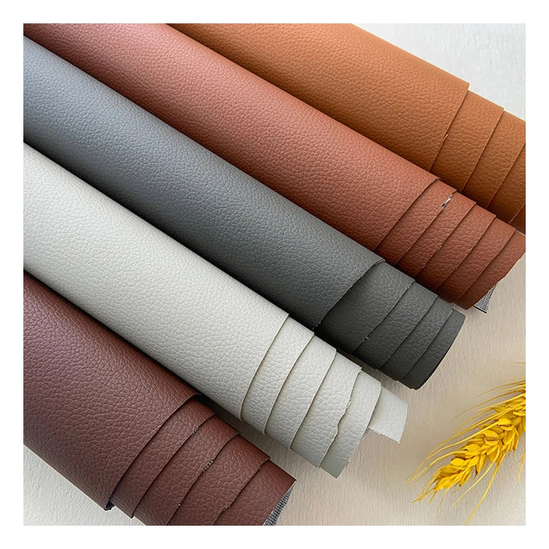 Classic lychee pattern PVC synthetic leather for sofa chair