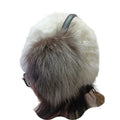 Sample Support Custom Classic Fox Fur Soft Plush Ear Warmers Winter Warm Earmuffs with Outdoor Animal Fur Earflap