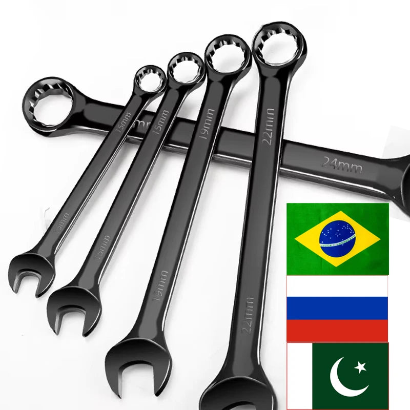 Professional 8-30mm Ring Spanner Combination Wrench Ratchet Wrench Torque Wrench