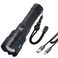 Super Bright A09 Tactical Flashlight 1200LM USB Charging Wholesale Price Hot Sale Product