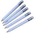 Factory Direct Sale of White Wooden Golf Score Pencil with White Eraser Wooden Pencil Golf Gear