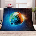 Cozy Sherpa Throw Fleece Blankets Wholesale Custom Sherpa Flannel Fleece Throw Blanket Polyester for Winter