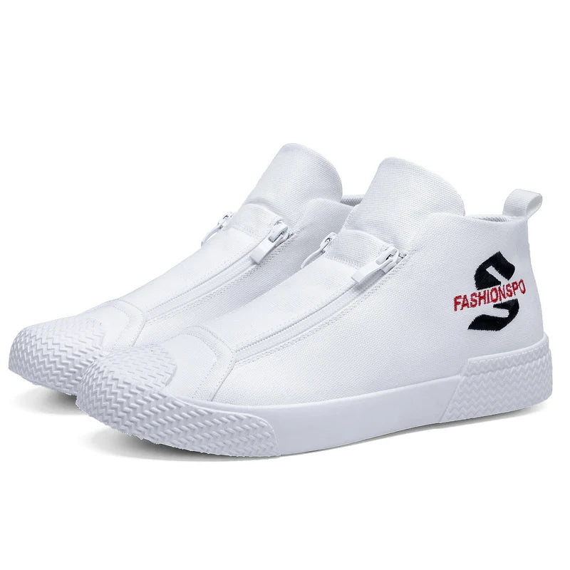 Fashion Sneakers Boy High Top Autumn Shoes Mens Canvas Espadrilles Vulcanized Casual Man Shoes
