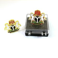 Nigeria Pin Factory Soft Enamel Die Cast Gold Nigeria Coat of Arms Lapel Pin Badge With Acrylic Box