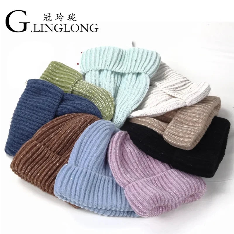 Custom OEM Unisex Winter Beanie Knitted Hat 100% Acrylic Adjustable Ski Daily Sports Travel Outdoor Casual Use Cycling Beach
