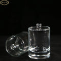 Free Sample 100ml Transparent Perfume Glass Dropper Bottle Unique Empty Cylinder with Pump Sprayer Seal