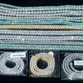Cheapest Price Hip Hop 925 Silver Gra VVS Moissanite Diamond Tennis Chain 3MM 4MM 5MM Necklace Bracelet Men Women Fine Jewelry