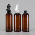 Amber Plastic PET Water Spray Bottles Fine Mist Sprayers 4oz 8oz 16oz Refillable Shampoo Hairdressing & Home Salon Tools