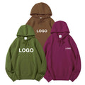 Ai-Mich Men's Oversized Cotton Hooded Sweatshirt Heavy Weight Zipper Design Hip Hop Style for Autumn ODM Supply
