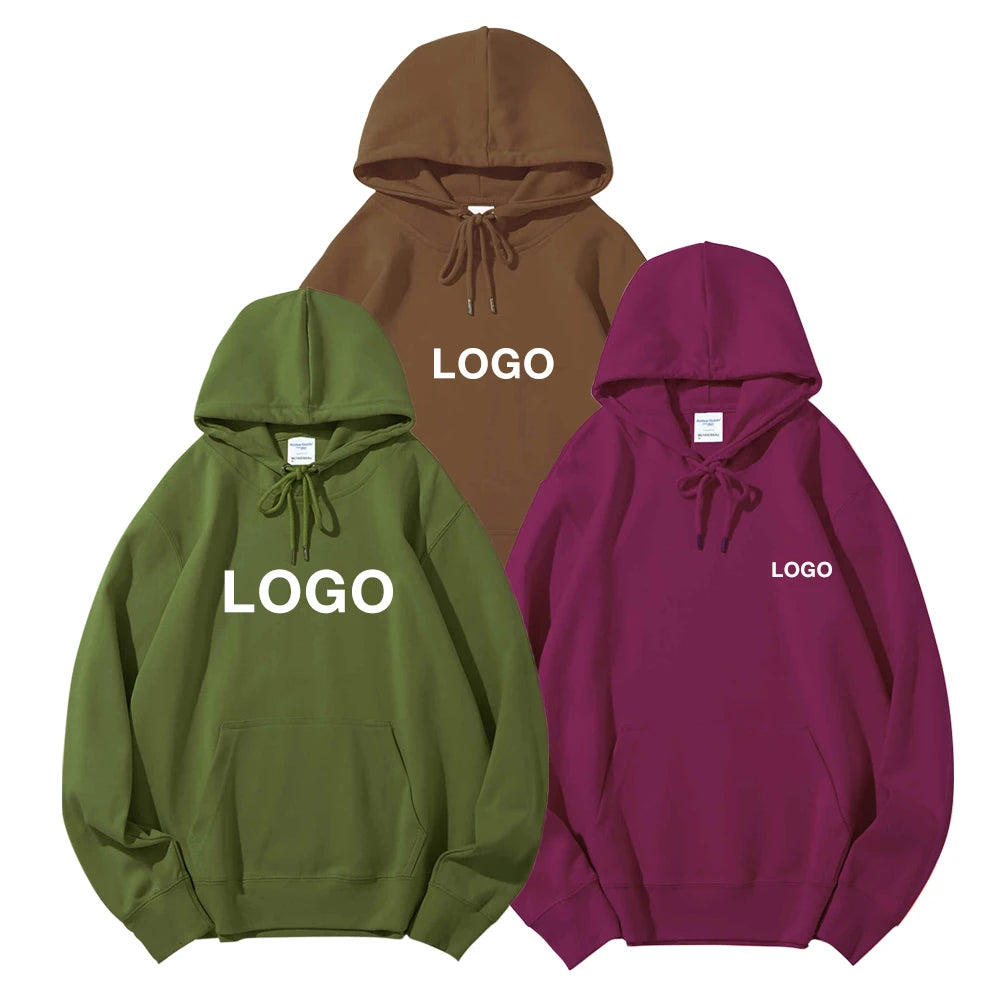 Ai-Mich Men's Oversized Cotton Hooded Sweatshirt Heavy Weight Zipper Design Hip Hop Style for Autumn ODM Supply