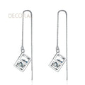 Jewelry Earrings 925 Sterling Silver Earrings With Zircon Diamond Stud Statement Tassel Set Fashion Moissanite Stud Earrings