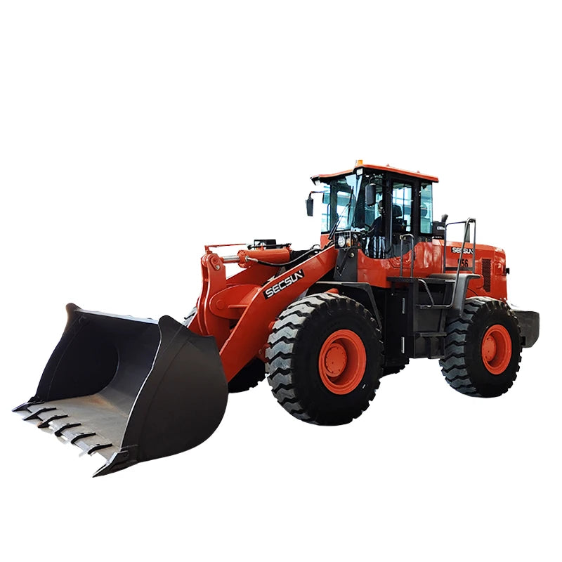 SECSUN EPA Euro 5 Engine Chinese Front End Loader 7 Ton 6 Ton 5 Ton diesel Wheel Loader with Spare Parts
