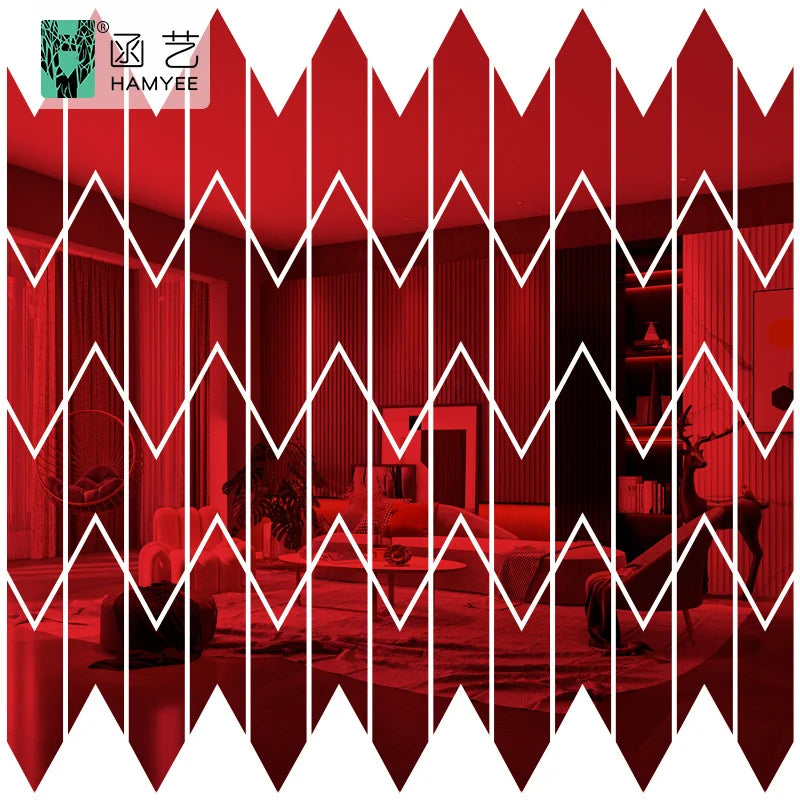 Hot Sale Low MOQ Custom Waterproof Self Adhesive House Decor Acrylic Mural Room Decor 3d Mirror Wall Stickers