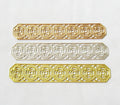 Long Brass Filigree Stampings 82x15mm Plated Brass Findings