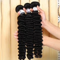 100% Remy Hair Raw Bundles Human Hair Extensions Wholesale Bulk Cheap 613 Deep Wave Raw Vietnamese Hair Bundles