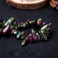 DIY China Manufactory cube tumble d stone ruby zoisite irregular tumbling stones