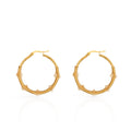 Chris April Classic 316L Stainless Steel PVD Gold Plating Minimalist Wires Circle huggies Hoops Earrings