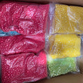 Hot-selling 1Kilo Pack Sugar Sprinkles Red Blue Yellow Purple Sugar Ball Bakery Decoration Ingredients Birthday Cake Decoration