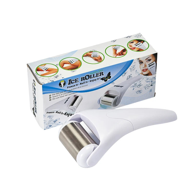 CE Approved Mini Handheld Silicone Cube Skin Cooling Facial Ice Roller Stone for Face Body and Eyes Massage Calms & Rejuvenates
