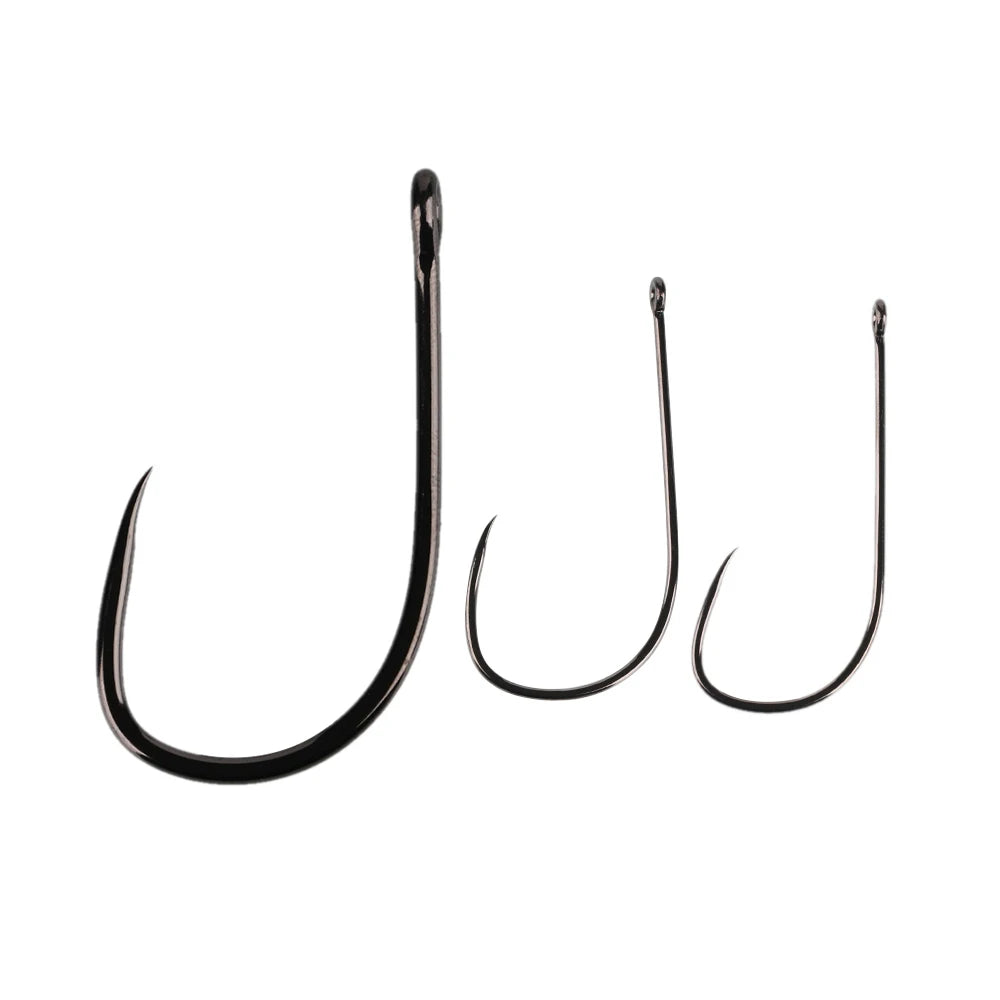 Barbless Saltwater Fishhook Sabiki Rig Streamer Fly  Hook Saltwater Fishing Freshwater Hooks