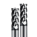 HRC60 Carbide Endmill Machine Tools 4-Flute 50mm Length Tungsten Steel CNC Milling Cutter OEM Customizable with Altin Coating