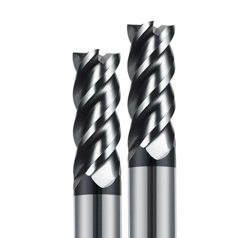 HRC60 Carbide Endmill Machine Tools 4-Flute 50mm Length Tungsten Steel CNC Milling Cutter OEM Customizable with Altin Coating