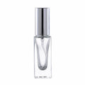Free Sample Gold Silver Black Top Spray Cosmetic Packaging 6ml Transparent Rectangle Empty Perfume Bottle