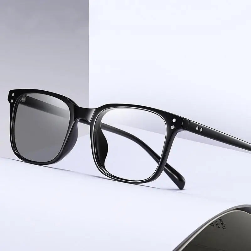 Classic Trending Design Photochromic TR90 Anti Blue Light Blocking UV400 protection Computer Square Frames Optical Glasses
