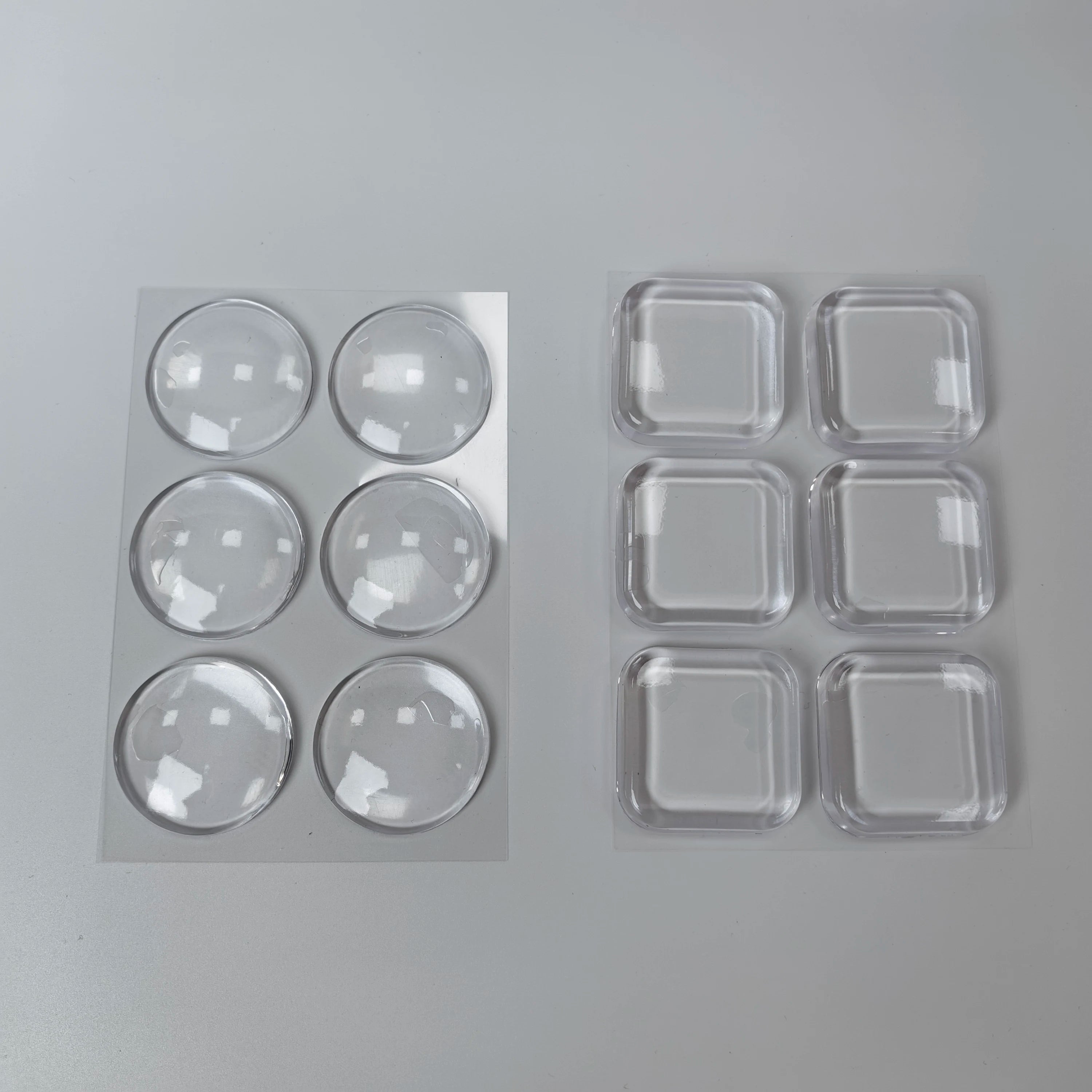 Transparent Silicone Wall Protectors Rubber Door Stopper Self Adhesive Door Bumpers