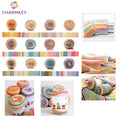 Quality Rainbow Cake Yarn 55%Acrylic 45%Cotton Blended High Tenacity Dyed for Knitting Weaving & Embroidery
