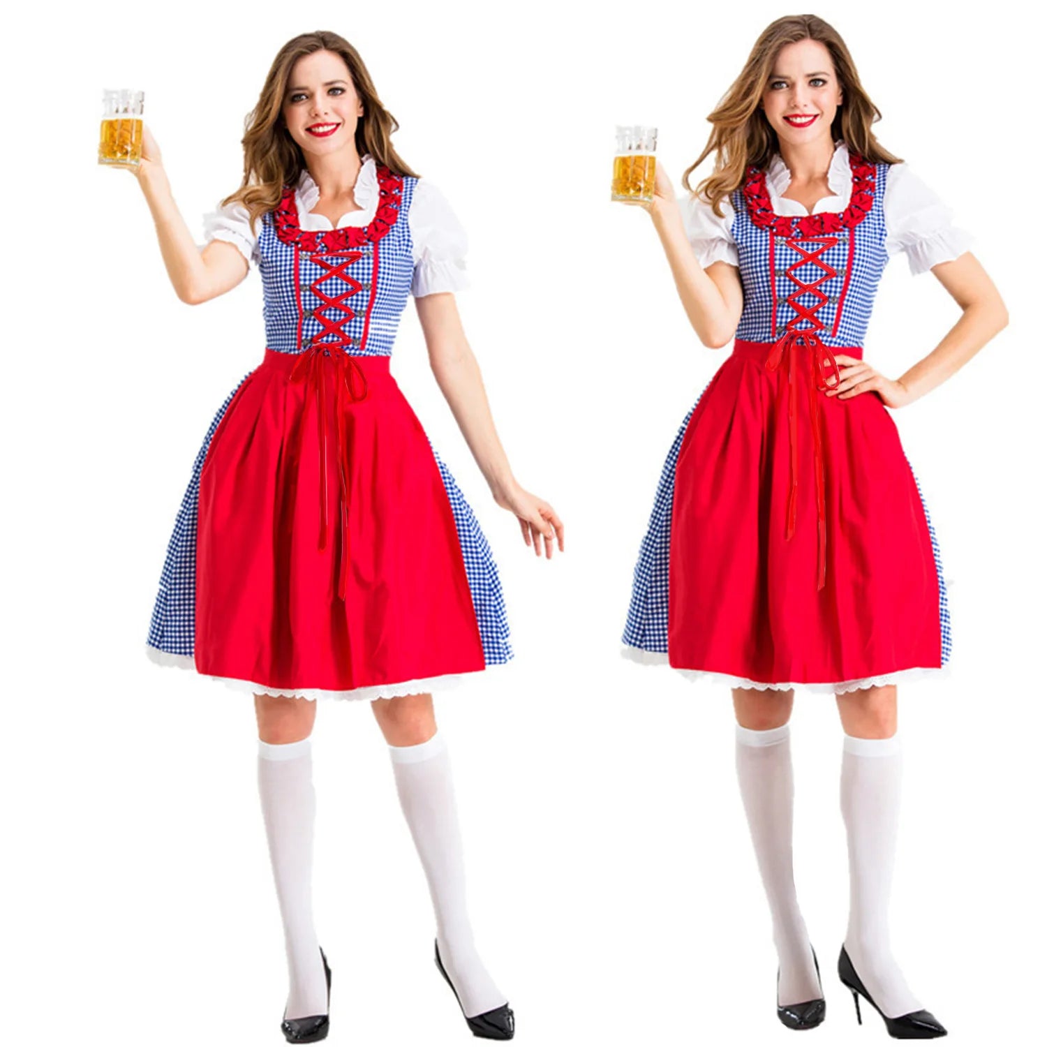 New German Bavarian Oktoberfest Costume National Culture Carnival Costume Maid Costume