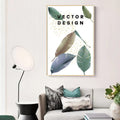 Nordic Geometric Feather Canvas Poster Painting Living Room Home Art Wall Decor Oil Painting on Canvas Posters Print Art Picture