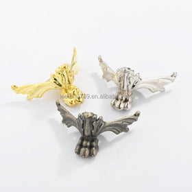 Factory Supply Large Sized 42 X 60 X 84mm Tiger Leg Shaped Metal Leg Corner for Wooden Boxes