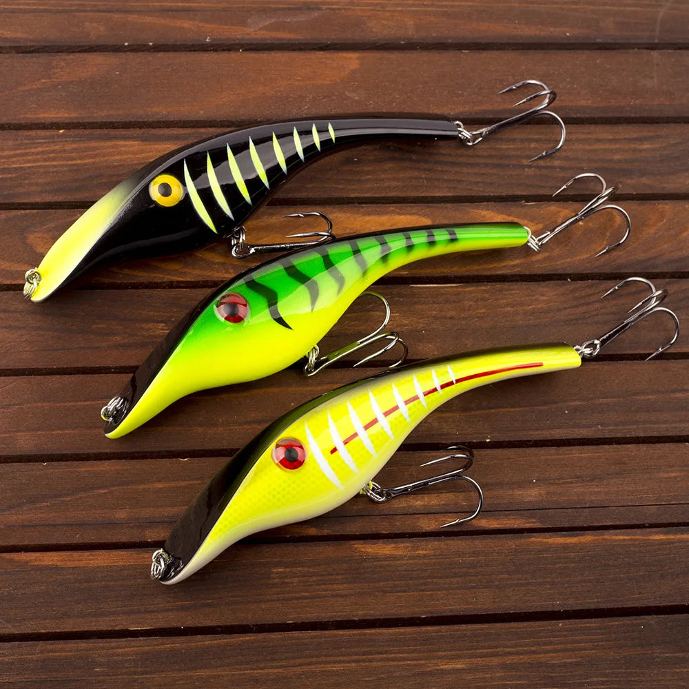 Sinking Crank Bait 14cm 43g Jerkbait Lures Mega Bass Swim Jerkbaits Pike Fishing Lures Pike Tuna Fishing Lure Swim Bait