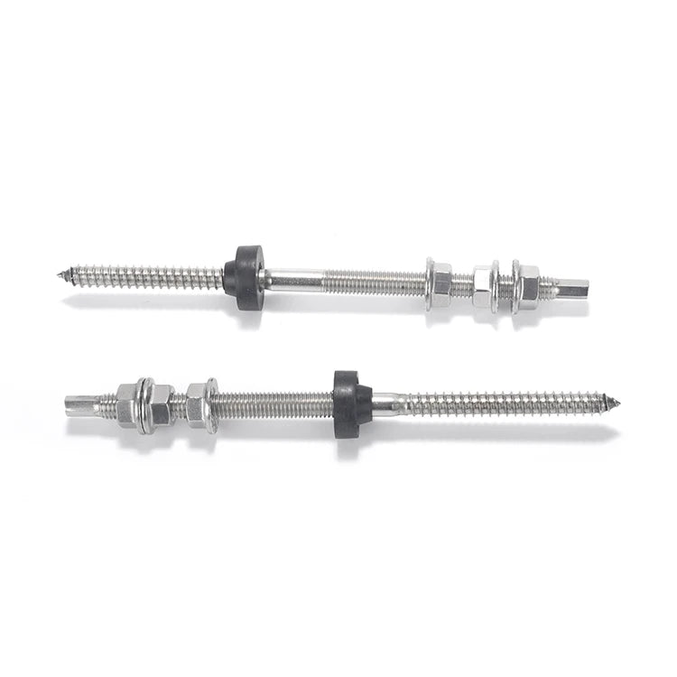 304 Stainless Steel Hex Bolt Nut Washer Set for Solar PV Bracket Mounting System Corrosion Resistance Weatherproof A2-70 Solar