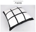 Custom Logo 9-Panel Peach Skin Pillow Cover DIY Family Photo Sublimation Blank Animal Pattern Inflatable Memory Heated Features