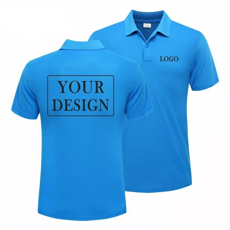 Good Quality Men's T-shirt Polo T Shirts for Men Plain T-shirt Golf Plus Size Knit Polo T Shirts Custom Logo for Men