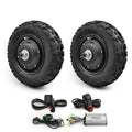 48V 700W 10 Inch Dual Drive Brushless Hub Motor Wheel Kit for Electric Scooter Cart Trolley