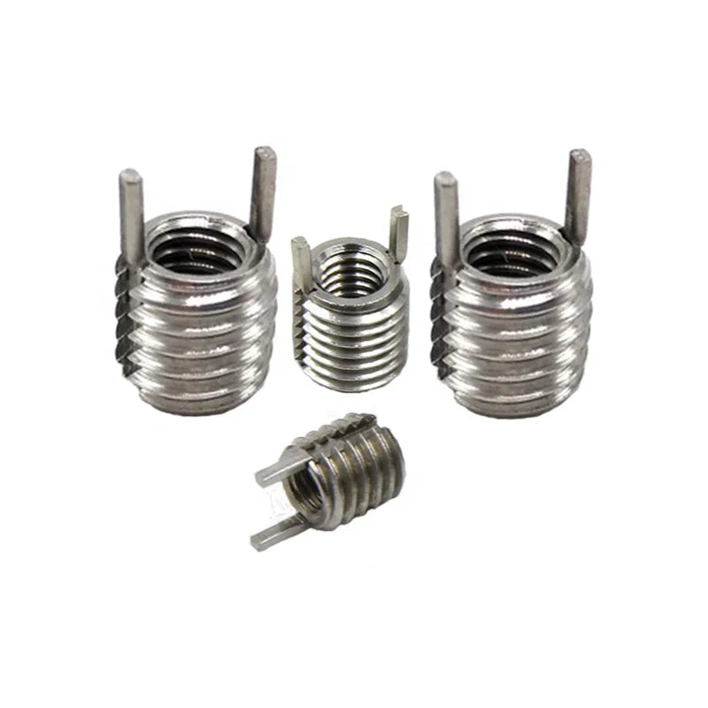 Stainless Steel Imperial Miniature Key Locking Thread Inserts 6-32 Fully Threaded Anti-corrosion Rust Resistant Wear Resistant 2