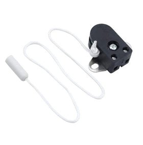 Pull Cord Switch 250V 2A Recessed Ceiling Wall Light Fan Switch with Flap Cover Bathroom LED On/Off Switch 2 Hole