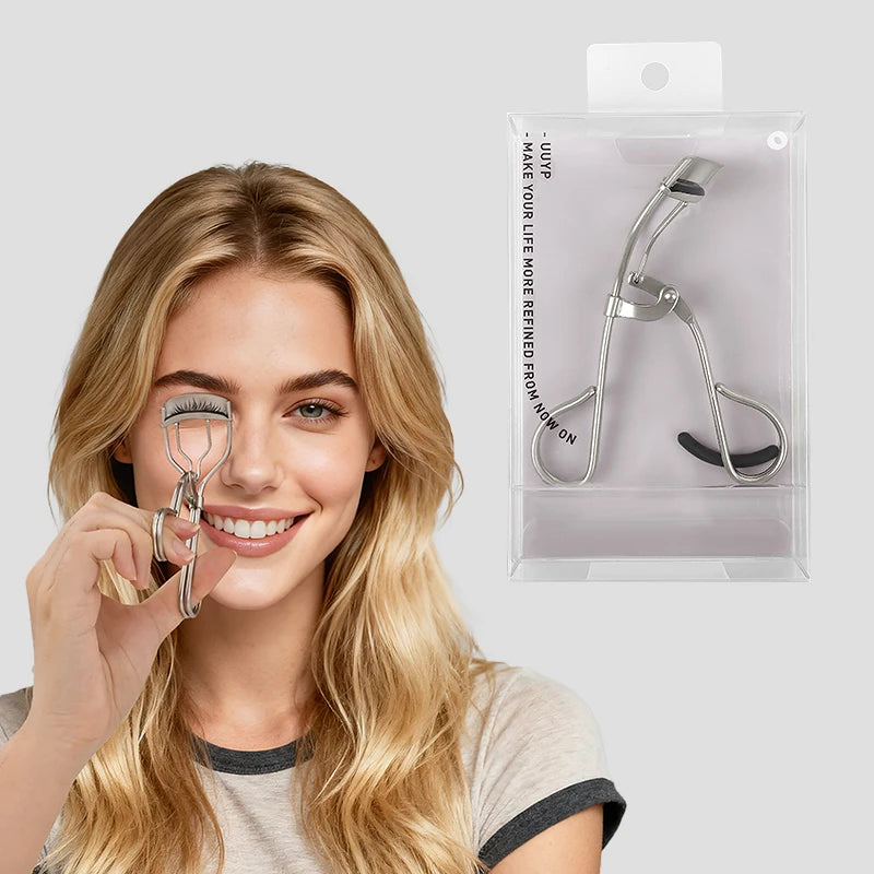 Wholesaler Factory Custom Branding Stainless Steel Portable Comfortable Handle Pro Eyelash Curler