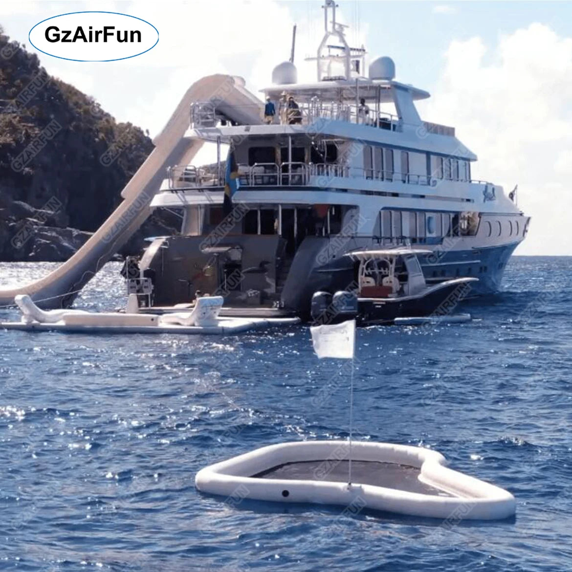 Factory Custom Style Yacht Inflatable Golf Water Sports Game