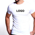 Custom t Shirt Printing Man Graphic Muscle Slim Fit Organic Cotton Blank Plain Boy's Gym Wear Plus Size Camisetas Men's T-shirts