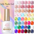 BORN PRETTY Glass Jelly Nude UV Gel Nail Polish 89 Colors Private Label Vegan Translucent Semi Permanent Gel Polish
